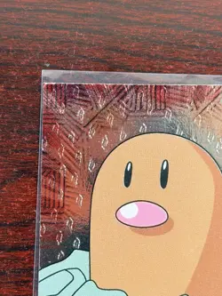 POKEMON CARD Foil/Holo DIGLETT #50 Black Label 1999 Topps TV Animation Edition - Image 2