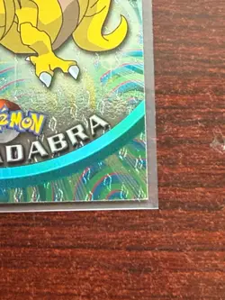 1999 Topps TV Series #64 Kadabra Flames Card Pokemon TCG Foil Black Label - Image 5