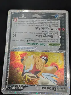 Rocket's Entei ex 97/109 Team Rocket Returns Holo Ultra Rare Pokemon TCG HP+ - Image 4