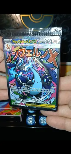 Mega Charizard X Ex + EX Oricorio Pokemon Phantasmal Flames UPC Promo Sealed - Image 1