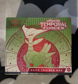 Pokemon Temporal Forces Elite Trainer Box ETB - Iron Leaves Art - Image 1