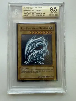 Yu-Gi-Oh! Blue-Eyes White Dragon - BGS 9.5 Gem Mint (DPKB-EN001) - 1st Edition - Image 1