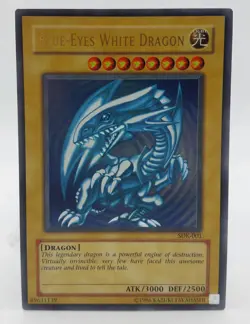 Yu-Gi-Oh! TCG Blue-Eyes White Dragon SDK-001 Ultra Rare Unlimited MP+ - Image 1