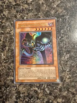Yugioh Toon Summoned Skull - MRL-073 - Unlimited Ultra Rare - Damaged - Image 1