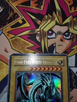 Blue-Eyes White Dragon lob-001 Unltd Ed (HP) Ultra Rare Yu-Gi-Oh! - Image 3