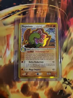 Meganium 4/101 Delta Species EX Dragon Frontiers 2006 Holo Pokemon Card TCG - Image 1