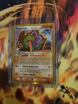 Meganium 4/101 Delta Species EX Dragon Frontiers 2006 Holo Pokemon Card TCG - Image 3
