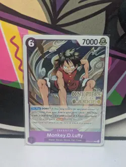 Monkey D. Luffy OP03-070 Judge Pack Promo Card Foil One Piece - Image 1