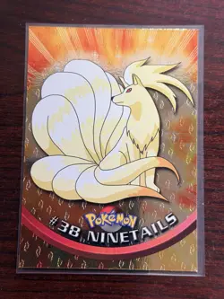 Ninetails #38 Holo pokemon Topps Card Black Label Rare - Image 1
