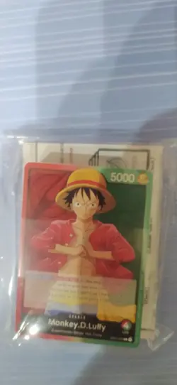 One Piece Card Game RomanceDawn Launch Kit sealed Deck Promo+opened Promo Pack - Image 1