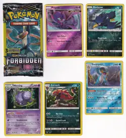 2018 Forbidden Light Unopened Booster Pack plus Set of 22 Cards Including Holos - Image 1