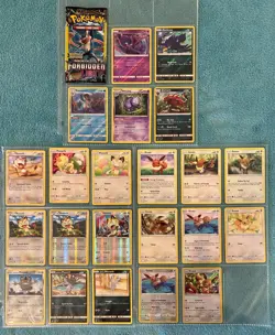 2018 Forbidden Light Unopened Booster Pack plus Set of 22 Cards Including Holos - Image 2