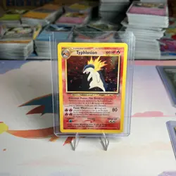 Pokemon TCG Typhlosion Neo Genesis Holo 18/111 Unlimited Card NM/M! - Image 1