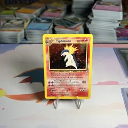 Pokemon TCG Typhlosion Neo Genesis Holo 18/111 Unlimited Card NM/M! - Image 3