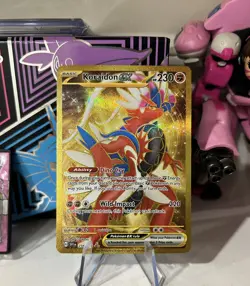Gold Koraidon ex 254/198 NM Scarlet & Violet Pokemon Card ~PSA 10 CANDIDATE~ - Image 1
