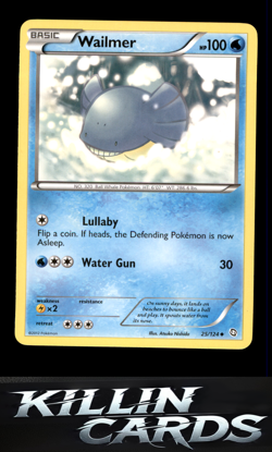 Wailmer 25/124 Pokemon Uncommon Dragons Exalted Card LP - Image 1