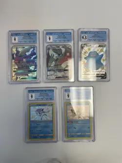 Graded Pokemon Card Collection Shiny Gx CGC Lot Of 5 Read Dec - Image 1