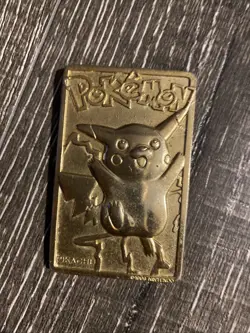 1999 Burger King Pokemon - Pikachu Nintendo 23K Gold Plated Trading Card - Image 1