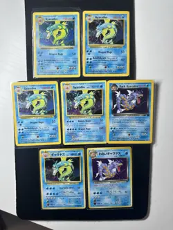 Pokemon TCG - Gyarados Holo Rare (7 Card Lot) LP-MP See Description - Image 1