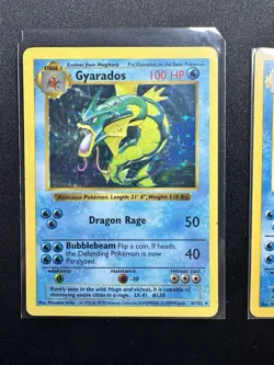 Pokemon TCG - Gyarados Holo Rare (7 Card Lot) LP-MP See Description - Image 4
