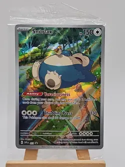 Snorlax SVP EN 051 Black Star Promo Scarlet & Violet Pokemon 151 Card - Sealed - Image 1