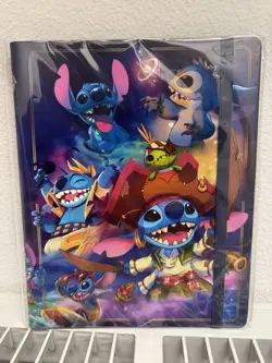 STITCH Card Binder Portfolio -Disney Lorcana TCG- Holds 252 Cards - New & Sealed - Image 1
