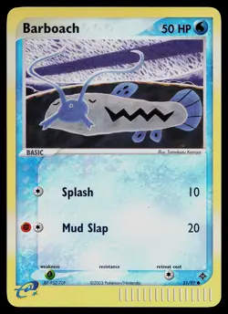 Pokemon Card - Barboach Dragon 51/97 Common Reverse Holo - Image 1