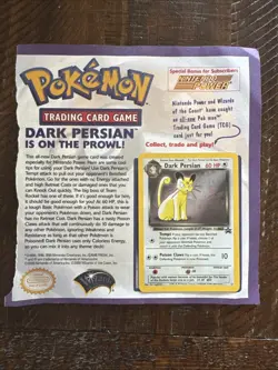 WOTC Dark Persian Black Star Promo 2000 Holo Rare Pokemon Card TCG MINT!!! - Image 1