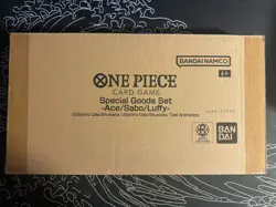 One Piece Card Game Special Goods Set Ace Sabo Sealed - Image 1