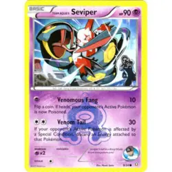 Pokemon Card Team Aqua's Seviper 9/34 Double Crisis NM - Image 1