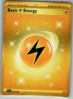 Basic Lightning Energy 257/198 Scarlet & Violet Base Set - Pokemon Card - NM - Image 1