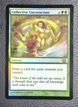 Foil - Collective Unconscious - Eighth Edition Rare 2003 8th MTG NM Magic Card - Image 1