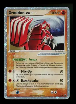 Groudon ex 038 EX Black Star Promo 2006 Holo Rare Pokemon Card TCG - Image 1
