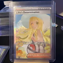 Lillie's Determination 184/132 SIR Pokemon Card Mega Evolutions ENGLISH - Image 1