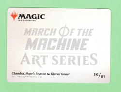 MTG: ART SERIES - MARCH OF THE MACHINE - CHANDRA, HOPE'S BEACON 30/81 - Image 2