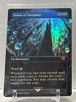 MTG - LTR Tales of Middle Earth- Storm of Saruman 413 Borderless Foil NM/M - Image 1