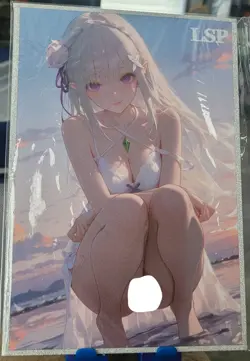 Emilia Re:Zero Goddess Story Love of the Angel A5 Acrylic Art Board Waifu Anime - Image 2