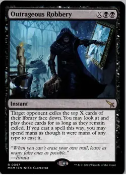 Outrageous Robbery - R - Murders at Karlov Manor - 97 - NM - Regular - Image 1