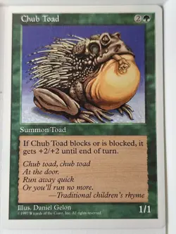 Chub Toad - 5th Edition Core Set - Magic the Gathering MTG Nice! - Image 1