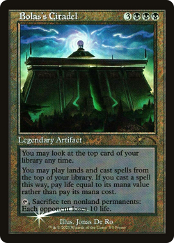 Bolas's Citadel FOIL - Retro Frame Promo Love Your LGS 2021 MTG - Near Mint - Image 2