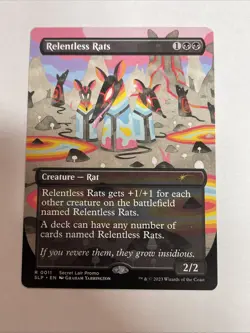 Relentless Rats (0011) Secret Lair Showdown Rare - Image 1