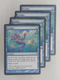 4x Ponder #79 Lorwyn NM/LP - Image 1