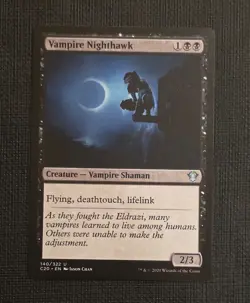 MTG Vampire Nighthawk Commander: 2020 C20 140/322 Regular NM - Image 1
