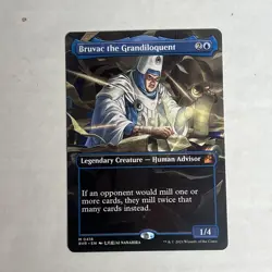 MTG Bruvac the Grandiloquent (Anime Borderless) RVR NM - Image 1