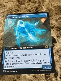 MALEVOLENT HERMIT Magic MTG Innistrad Midnight Hunt Extended Art - Image 2
