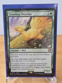MTG Traveling Chocobo 0210 Regular Mythic FIN Final Fantasy - Image 1