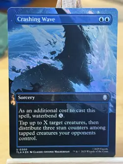 Crashing Wave - 0300 - MTG Avatar: The Last Airbender - Borderless Scene FOIL - Image 1