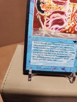 Magic MTG Antiquities Transmute Artifact 1994 Beautiful Card LP+ See Pictures - Image 4