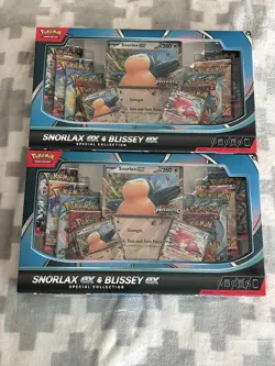 Pokemon Snorlax Ex & Blissey Ex Special Collection 2 BOX LOT (NEW & SEALED) - Image 1