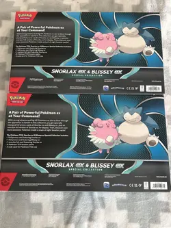 Pokemon Snorlax Ex & Blissey Ex Special Collection 2 BOX LOT (NEW & SEALED) - Image 2